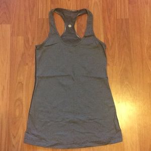 Lululemon Black Striped Racerback Tank